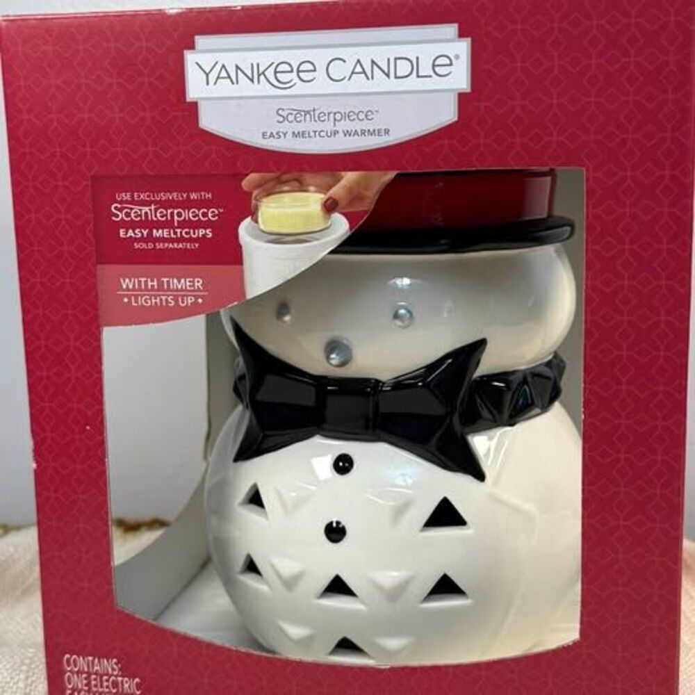 Yankee Candle Scenterpiece Snowman Easy Meltcup Warmer